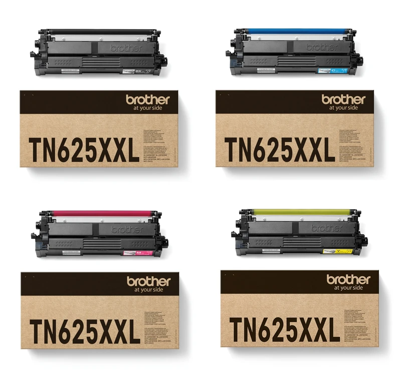 Brother TN-625XXL Extra High Capacity 4 Colour Toner Cartridge Multipack