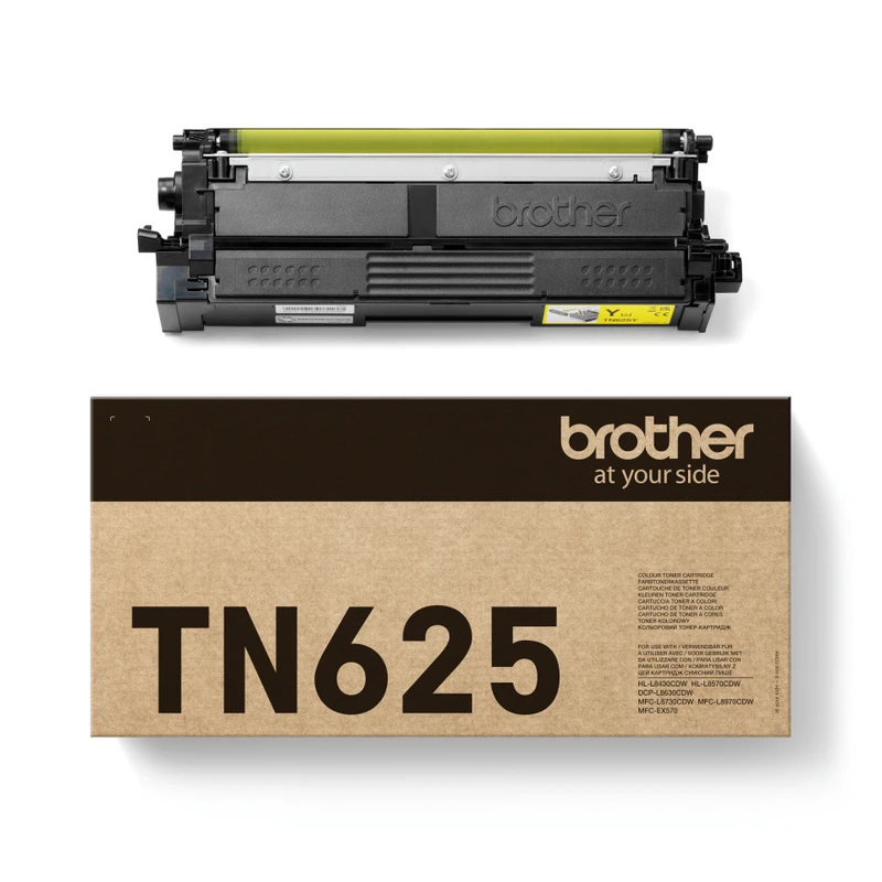 Brother TN-625Y Yellow Toner Cartridge