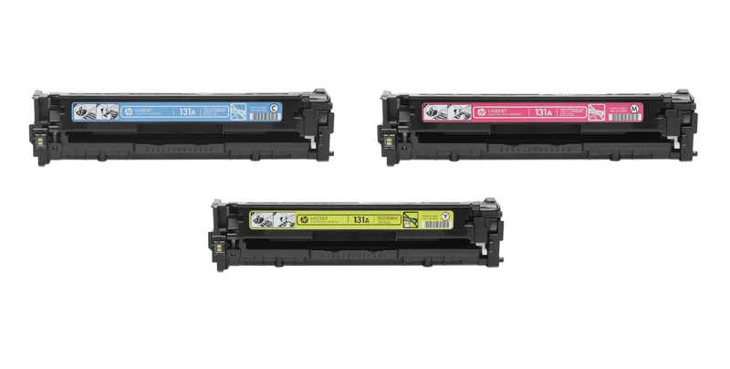 HP 131A 3 Colour Toner Cartridge Multipack (U0SL1AM)
