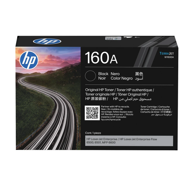HP 160A Black Toner Cartridge - (W1600A)