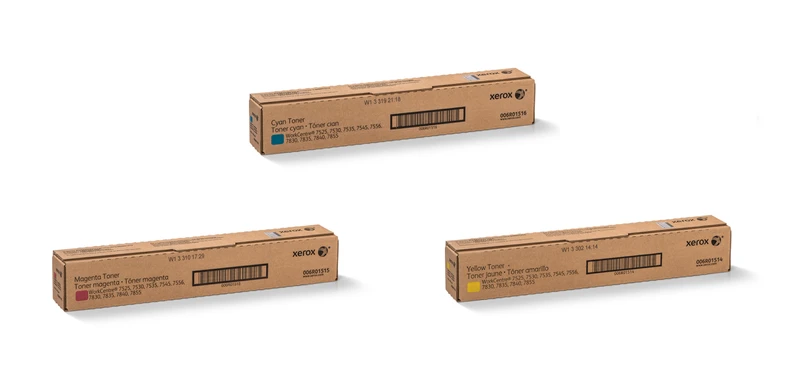Xerox 006R0151 3 Colour Toner Cartridge Multipack