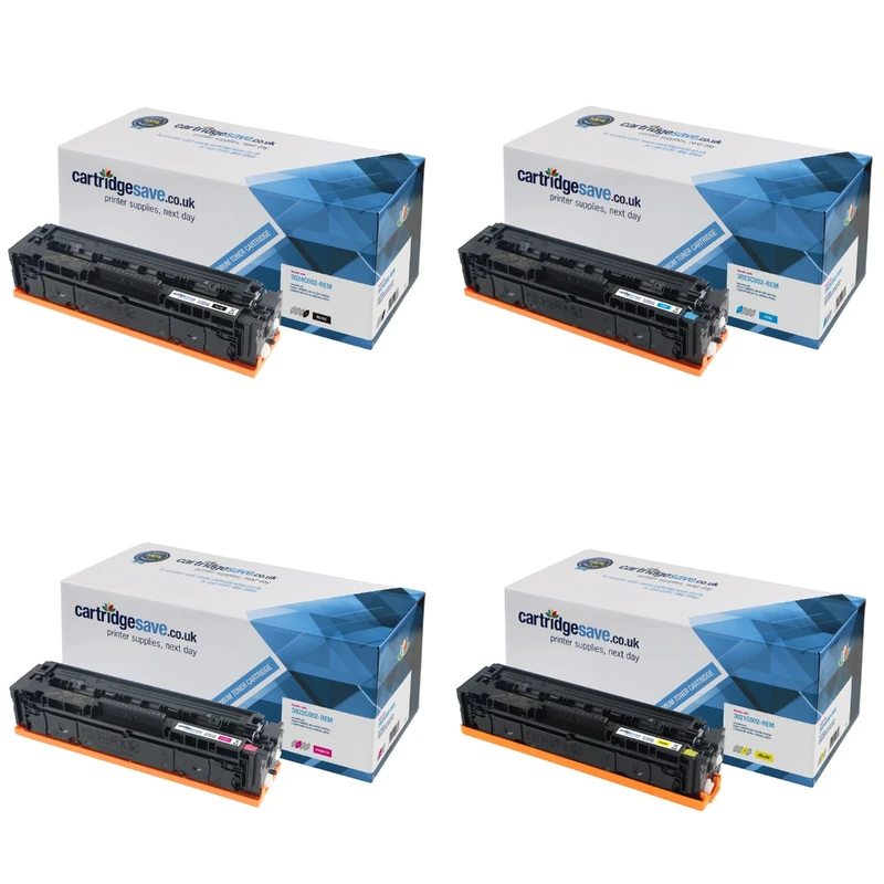 Compatible Canon 054 4 Colour Toner Cartridge Multipack