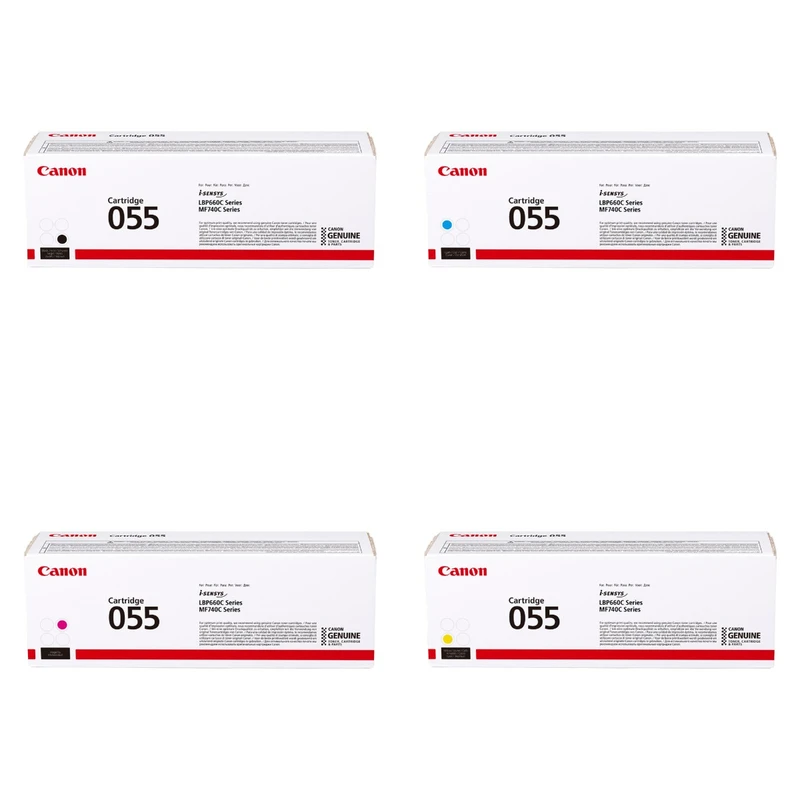 Canon 055 4 Colour Toner Cartridge Multipack