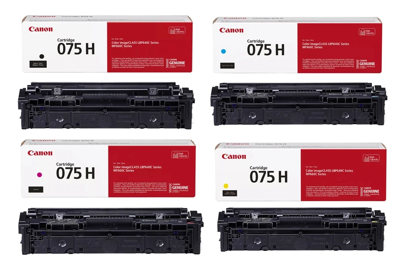 Canon High Capacity 075H 4 Colour Toner Cartridge Multipack 