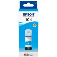 Epson 104 Cyan Ecotank Ink Bottle - (C13T00P240)