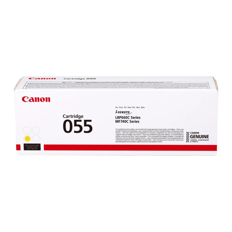Canon 055 Yellow Toner Cartridge - (3013C002)