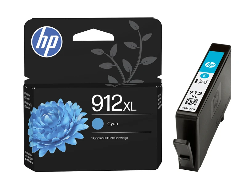 HP 912XL High Capacity Cyan Ink Cartridge - (3YL81AE)