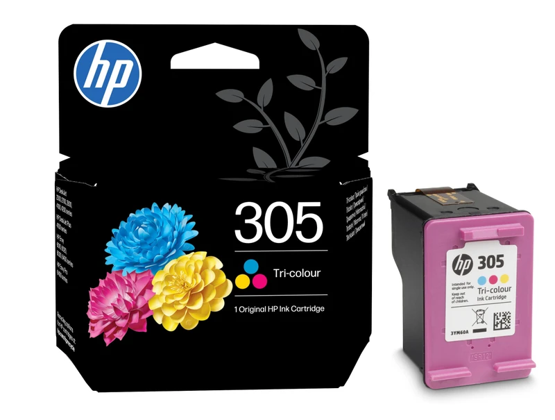 HP 305 Tri-Colour Ink Cartridge - (3YM60AE)