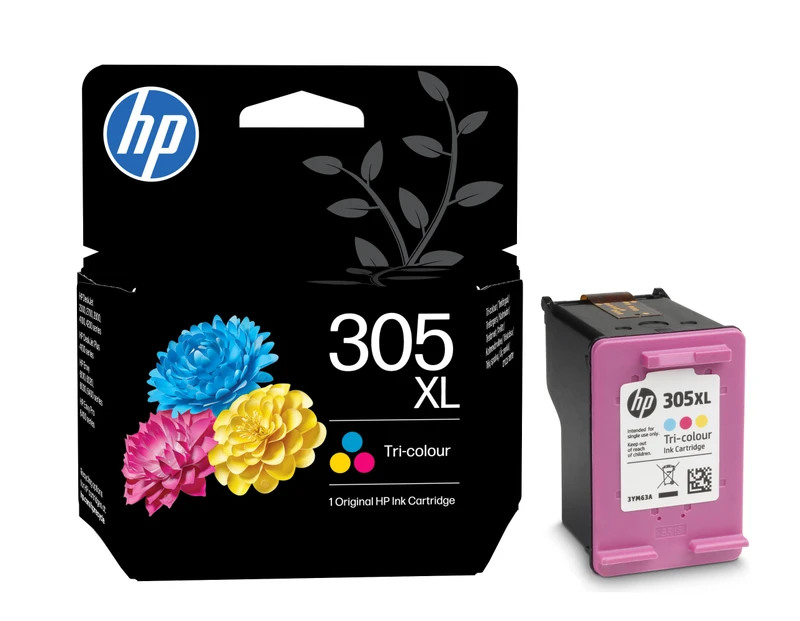 HP 305XL High Capacity Tri-Colour Ink Cartridge - (3YM63AE)
