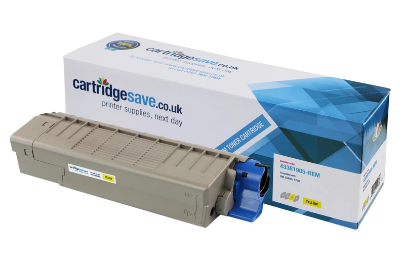Compatible Oki 43381905 Yellow Toner Cartridge