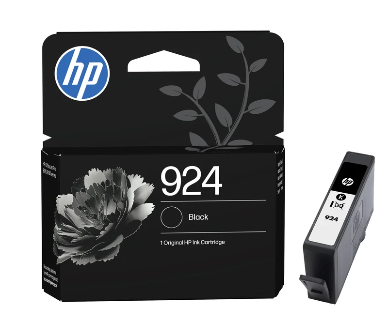 HP 924 Black Ink Cartridge - (4K0U6NE)
