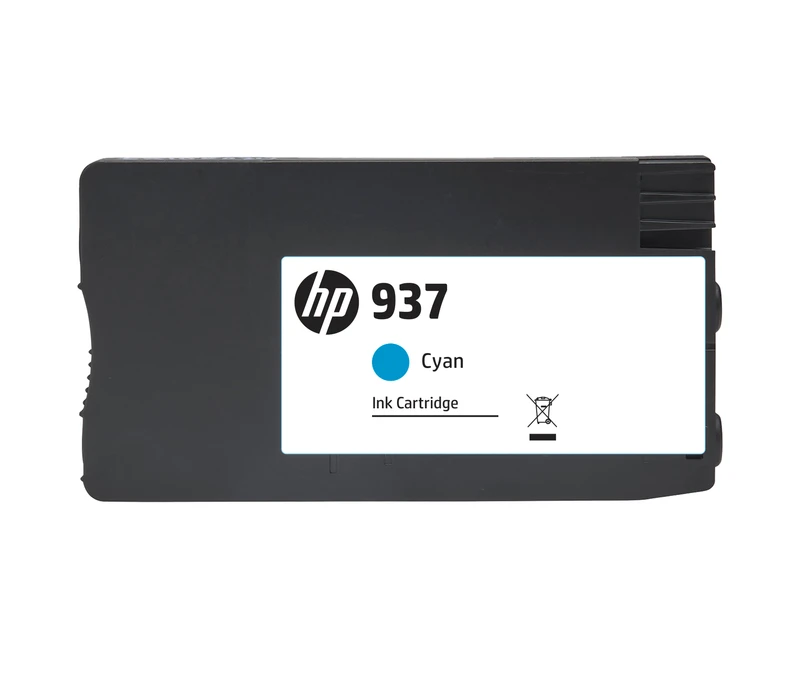 HP 937 Cyan Ink Cartridge - (4S6W2NE)