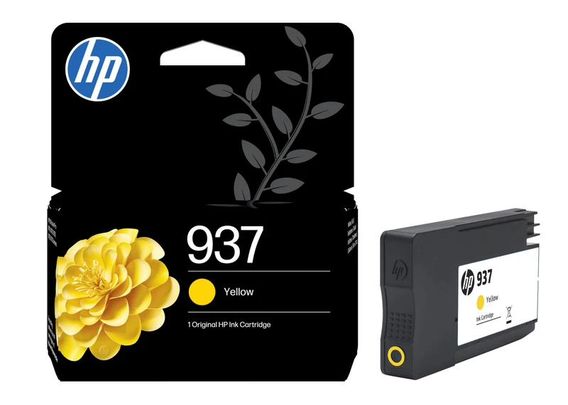 HP 937 Yellow Ink Cartridge - (4S6W4NE)