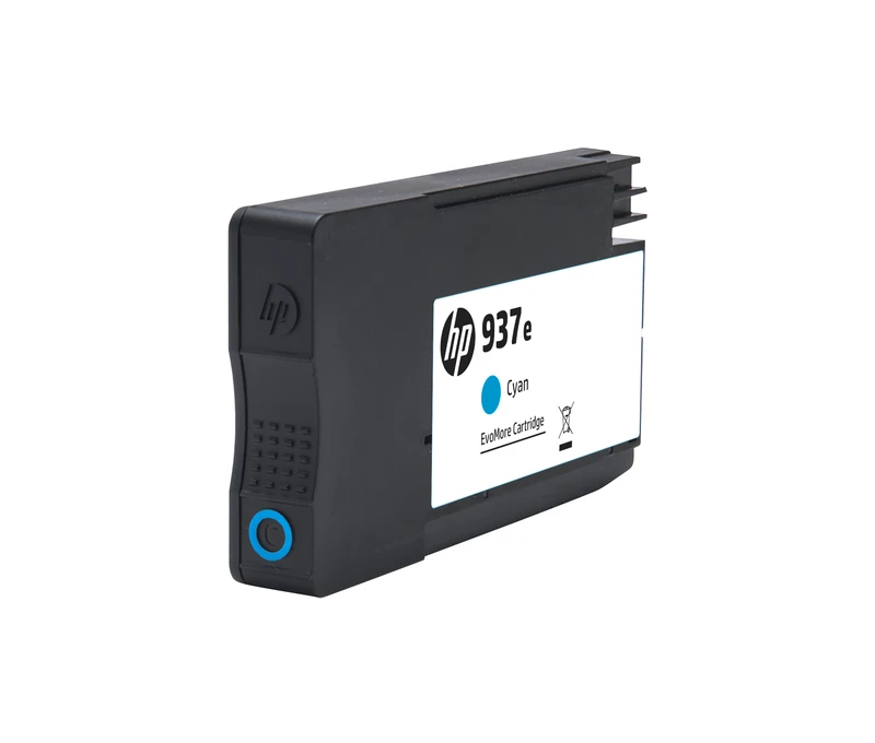HP 937e EvoMore High Capacity Cyan Ink Cartridge - (4S6W6NE)