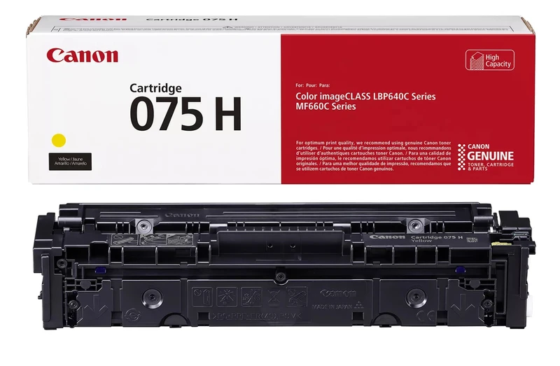 Canon High Capacity 6366C002 Yellow Toner Cartridge - (075HY)	
