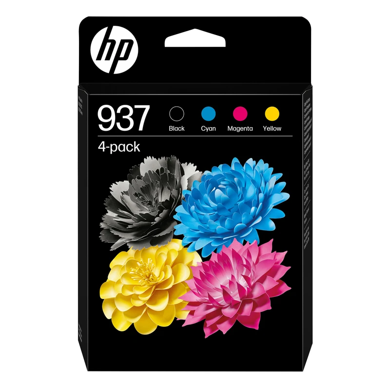 HP 937 4 Colour Ink Cartridge Multipack - (6C400NE)