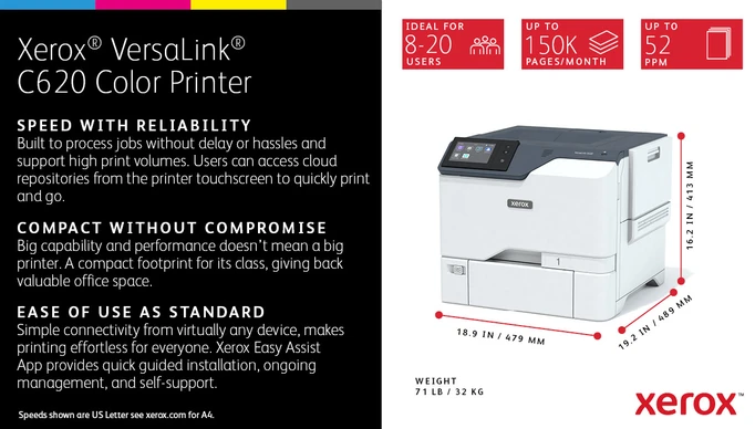 Xerox VersaLink C620 Colour Laser Printer
