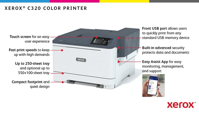 Xerox C320 A4 Colour Laser Printer