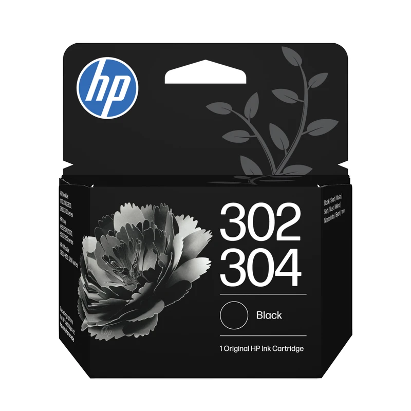 HP 302/304 Black Ink Cartridge - (B7RT7AE)