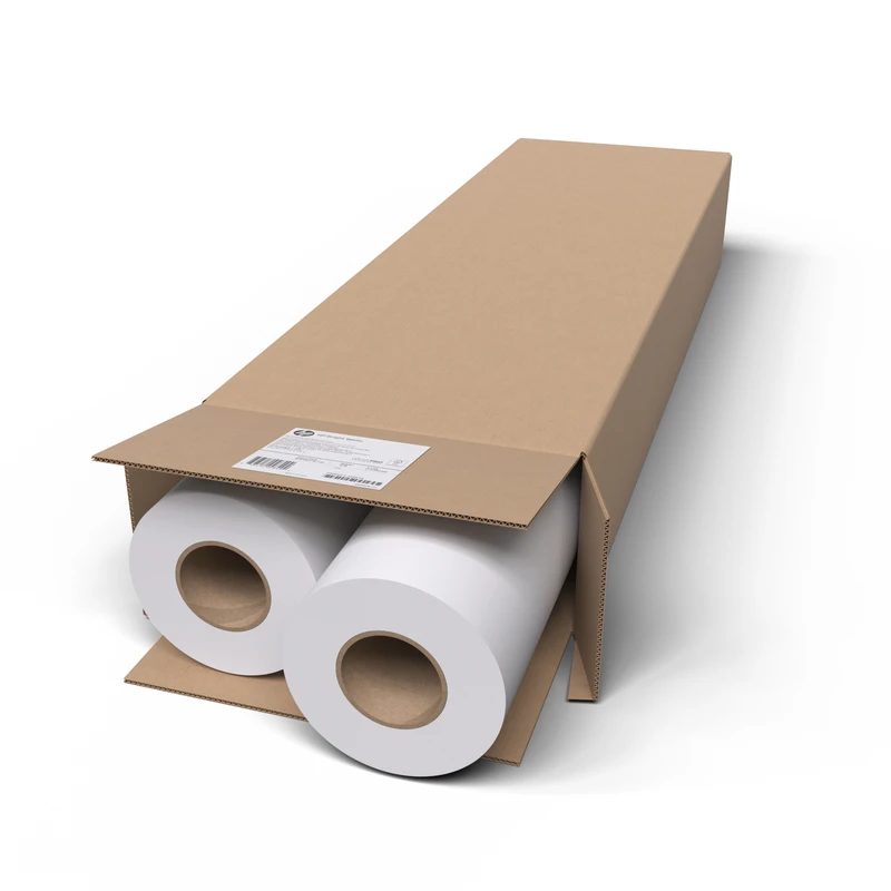 HP C0F19A Everyday Adhesive Matte Polypropylene Paper Roll - (914mm x 22.9m/ A0+ size roll at 168gsm - 2 pack)