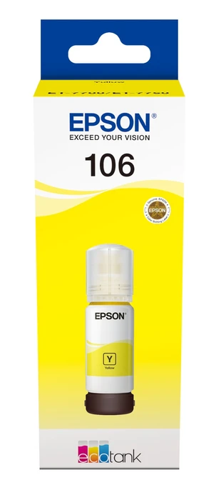 Epson 106 Yellow Ecotank Ink Bottle - (C13T00R440)