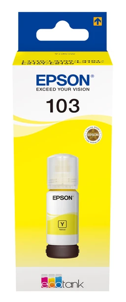 Epson 103 Ecotank Yellow Ink Bottle - (C13T00S44A)