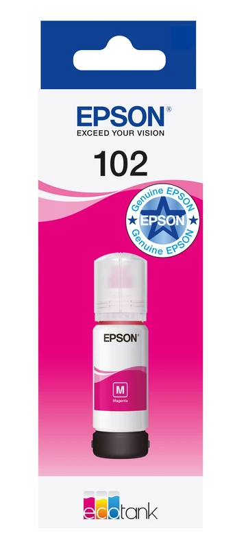 Epson 102 Magenta Ecotank Ink Bottle - (C13T03R340)