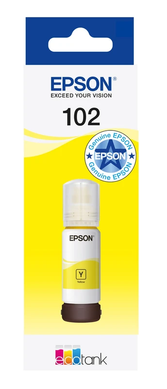 Epson 102 Yellow Ecotank Ink Bottle - (C13T03R440)
