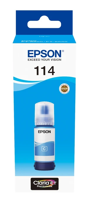 Epson 114 Cyan Ink Bottle - (C13T07B240)