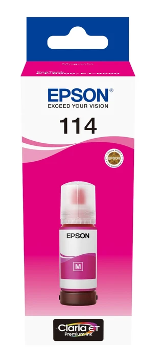 Epson 114 Magenta Ink Bottle - (C13T07B340)