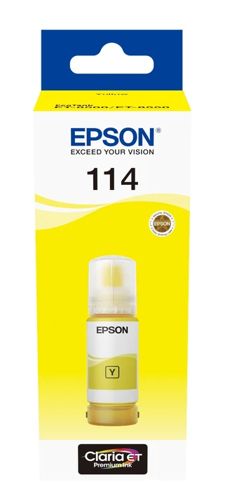 Epson 114 Yellow Ink Bottle - (C13T07B440)