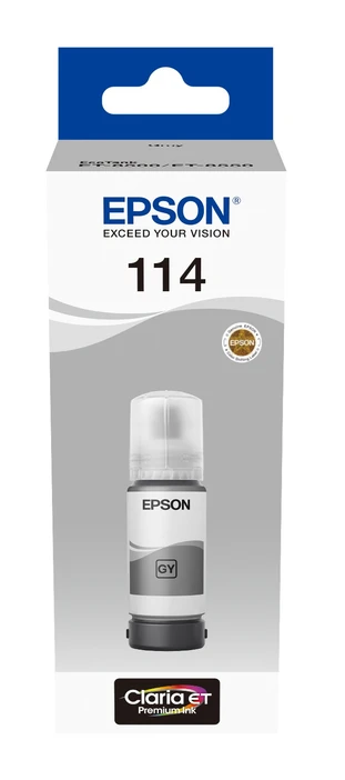 Epson 114 Grey Ink Bottle - (C13T07B540)