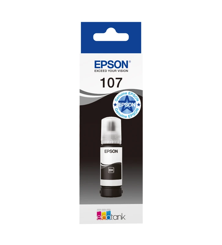 Epson 107 Black Ecotank Ink Bottle - (C13T09B140)