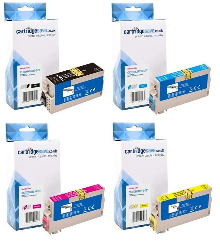Compatible Epson 408L High Capacity 4 Colour Ink Cartridge Multipack - (C13T09K Glasses)