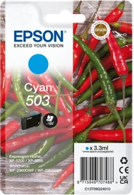 Epson 503 Cyan Ink Cartridge - (C13T09Q24010 Chilli)
