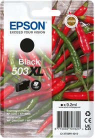 Epson 503XL High Capacity Black Ink Cartridge - (C13T09R14010 Chilli)