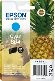 Epson 604 Cyan Ink Cartridge - (C13T10G24010 Pineapple)