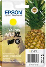 Epson 604XL High Capacity Yellow Ink Cartridge - (C13T10H44010 Pineapple)