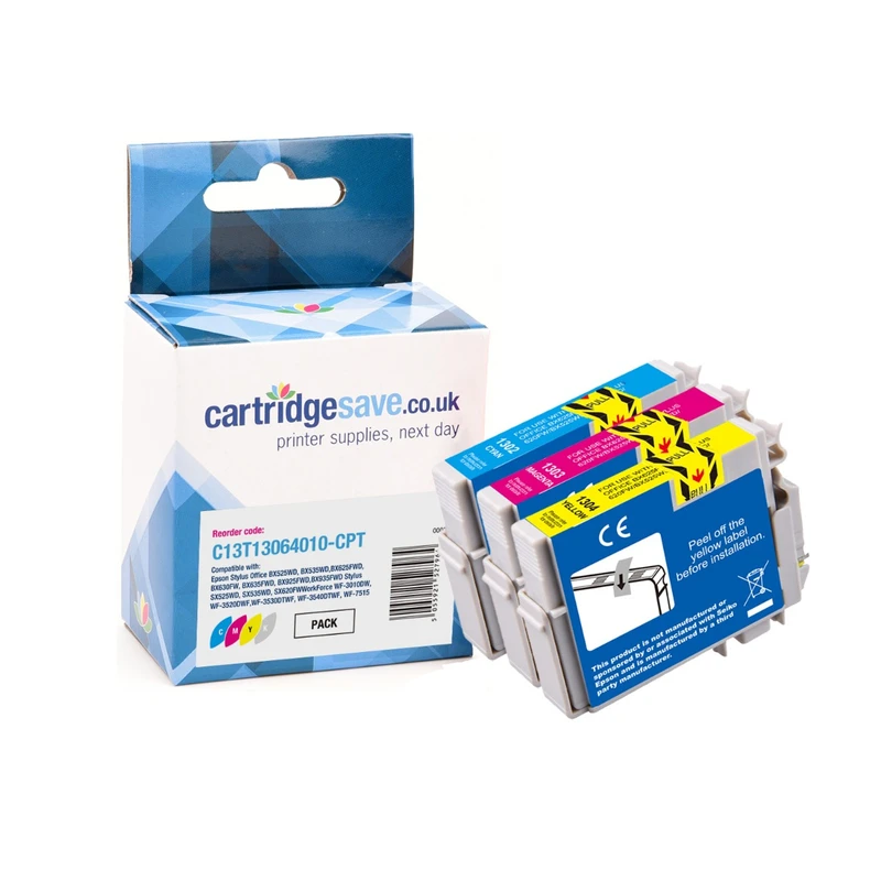 Compatible Epson T1306 Extra High Capacity 3 Colour Ink Cartridge Multipack - (Stag)