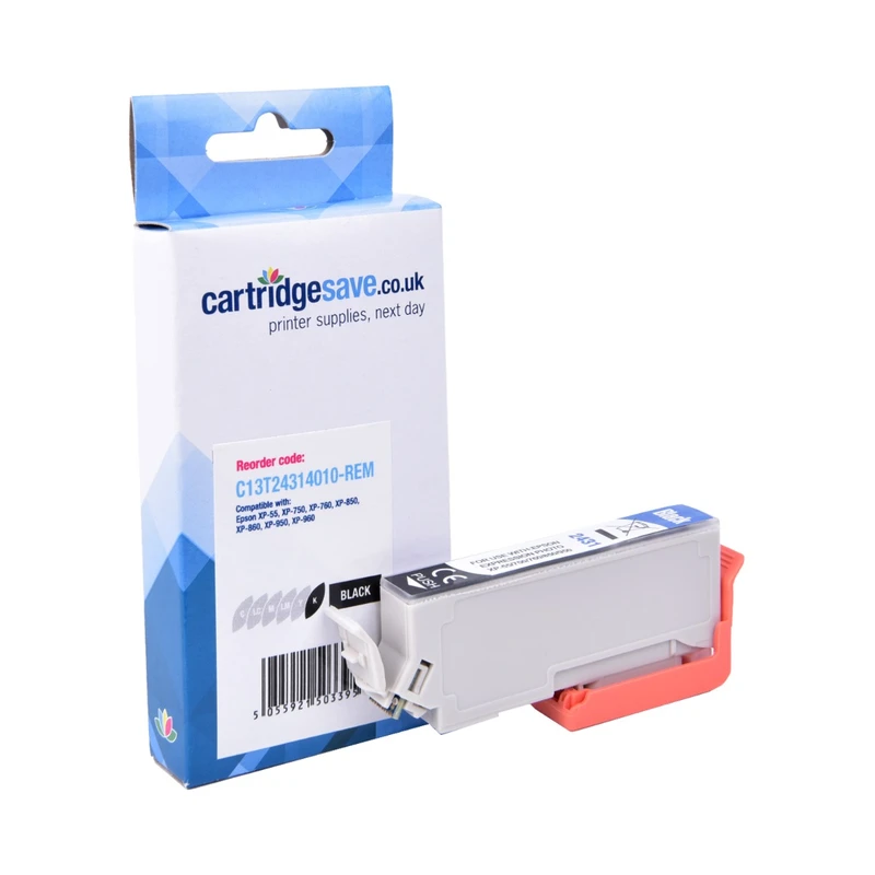 Compatible Epson 24XL High Capacity Black Ink Cartridge - (C13T24314010 Elephant)