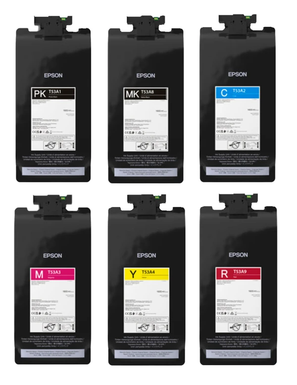 Epson C13T53A 6 Colour Ink Cartridge Multipack - (C13T53A1/2/3/4/8/9)