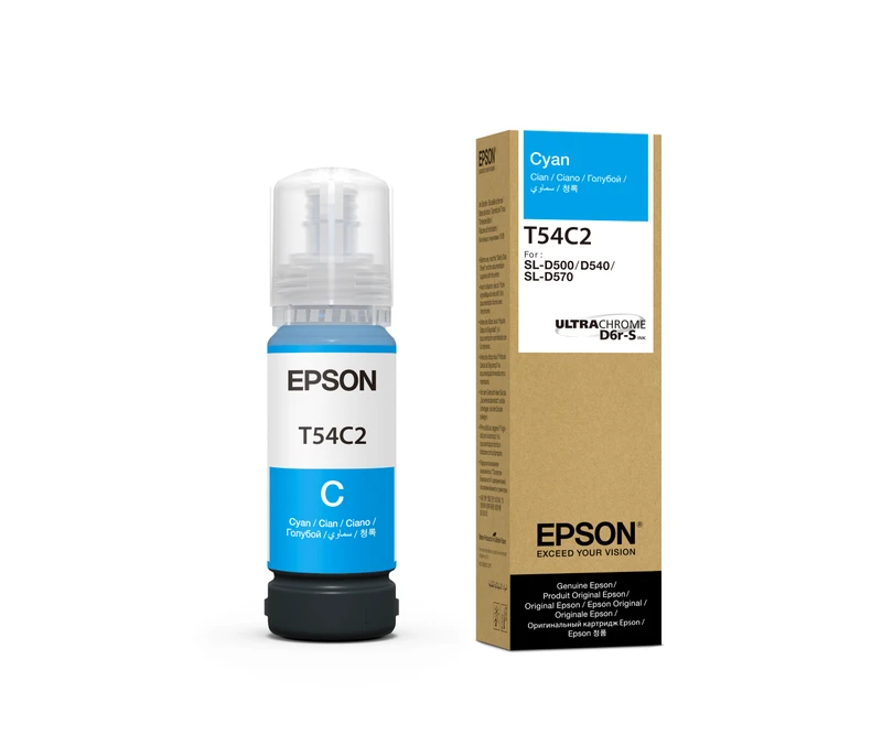 Epson C13T54C220 Cyan Ink Bottle - (T54C2)