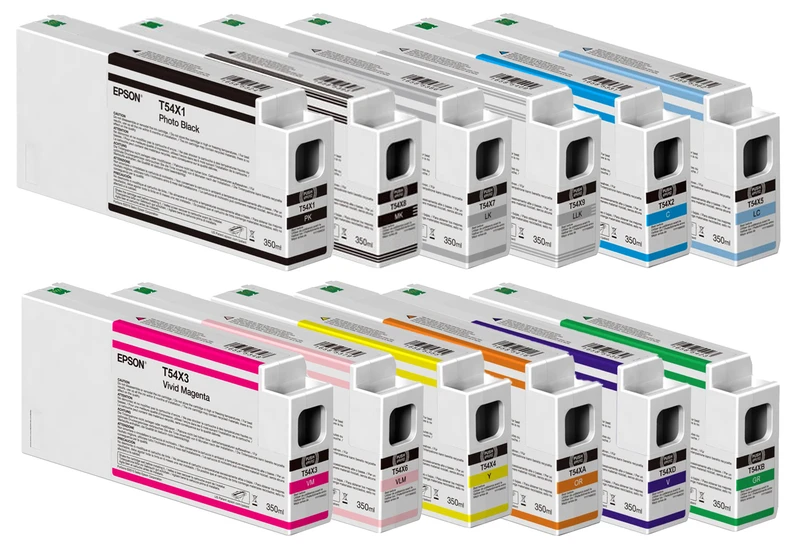 Epson C13T54X 12 Colour Ink Cartridge Multipack - (T54X)