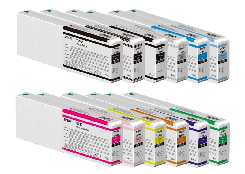 Epson High Capacity C13T55K 12 Colour Ink Cartridge Multipack - (T55K)