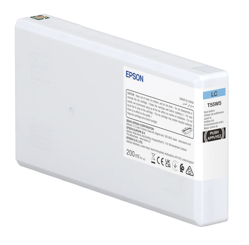 Epson T55W5 Light Cyan Ink Cartridge - (C13T55W500)