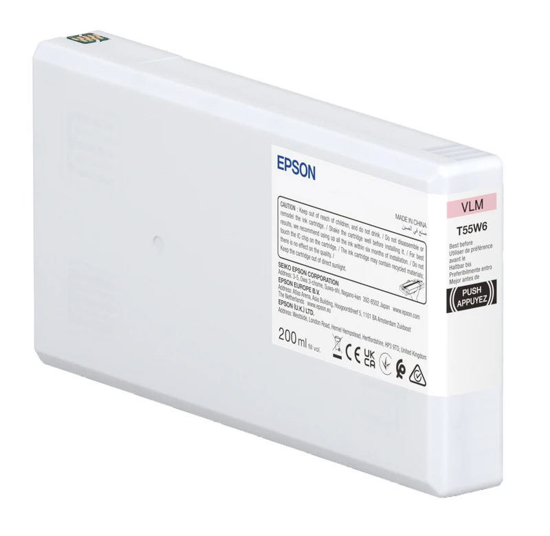 Epson T55W6 Vivid Light Magenta Ink Cartridge - (C13T55W600)