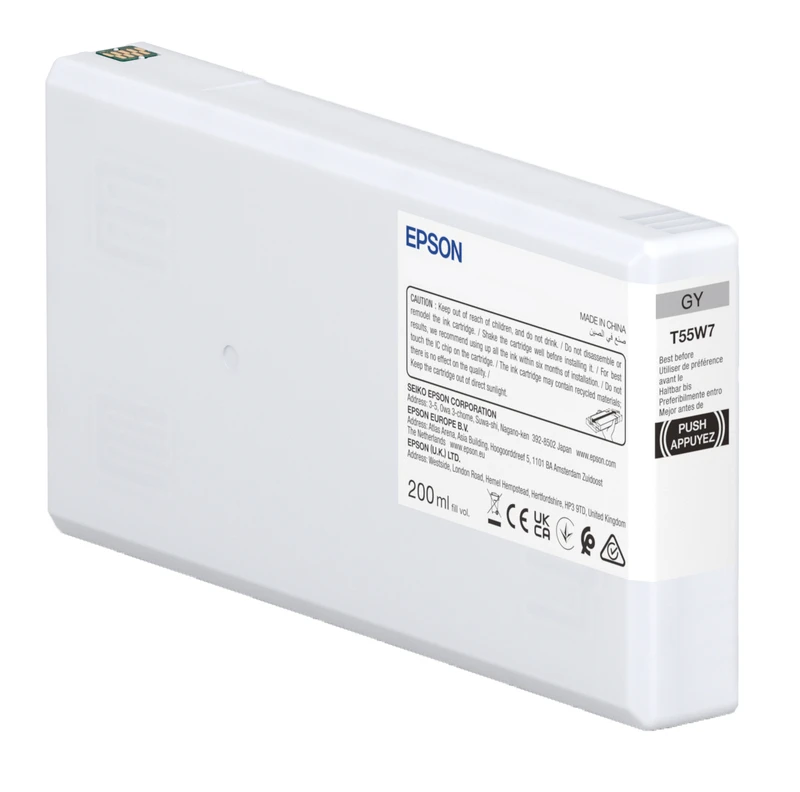 Epson T55W7 Grey Ink Cartridge - (C13T55W700)