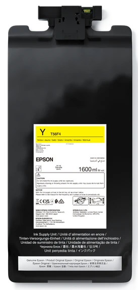 Epson T56F4 Yellow Ink Cartridge - (C13T56F400)