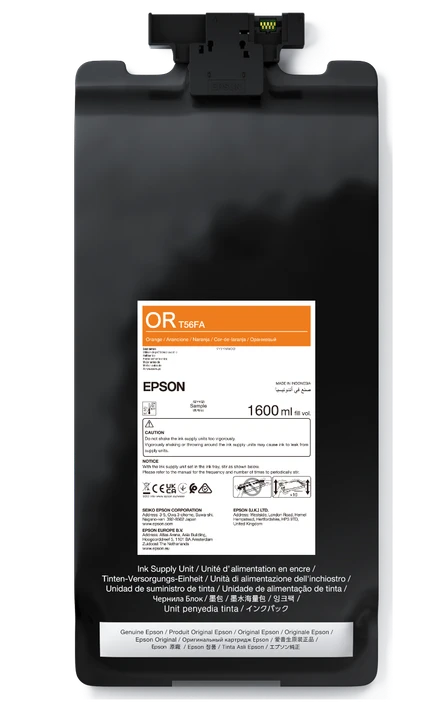 Epson T56FA Orange Ink Cartridge - (C13T56FA00)