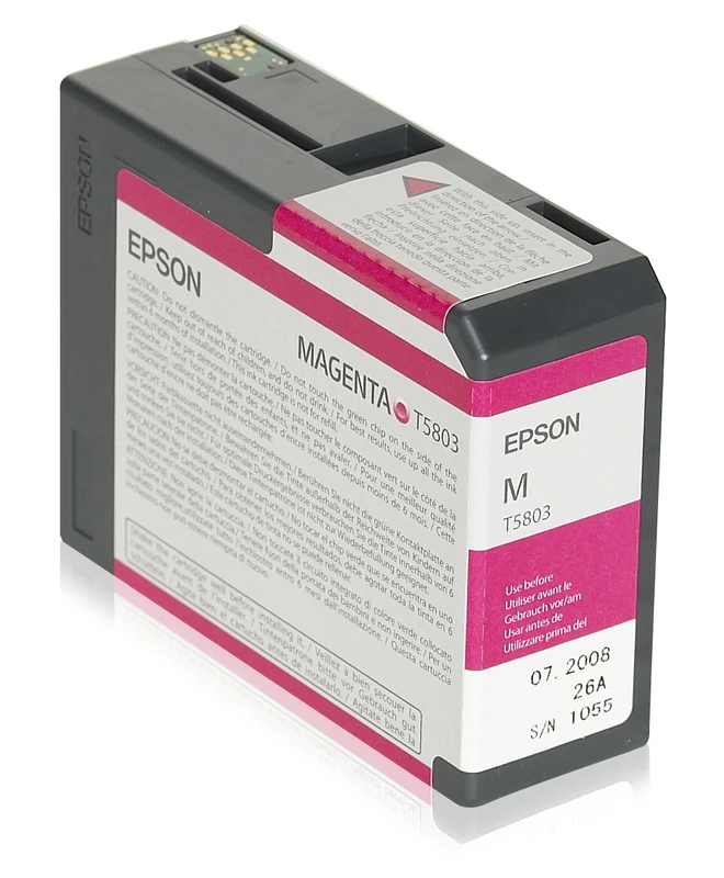 Epson T5803 Magenta Ink Cartridge - (C13T580300)